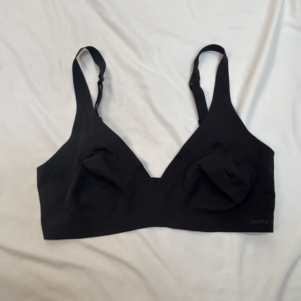 Skims bra no pads size medium black comfy